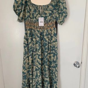 Free people boho maxi dress